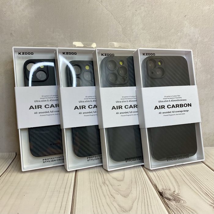 Чехол iPhone 14 /14Pro/14 Pro max K-Doo Air Carbon ультратонкий черный