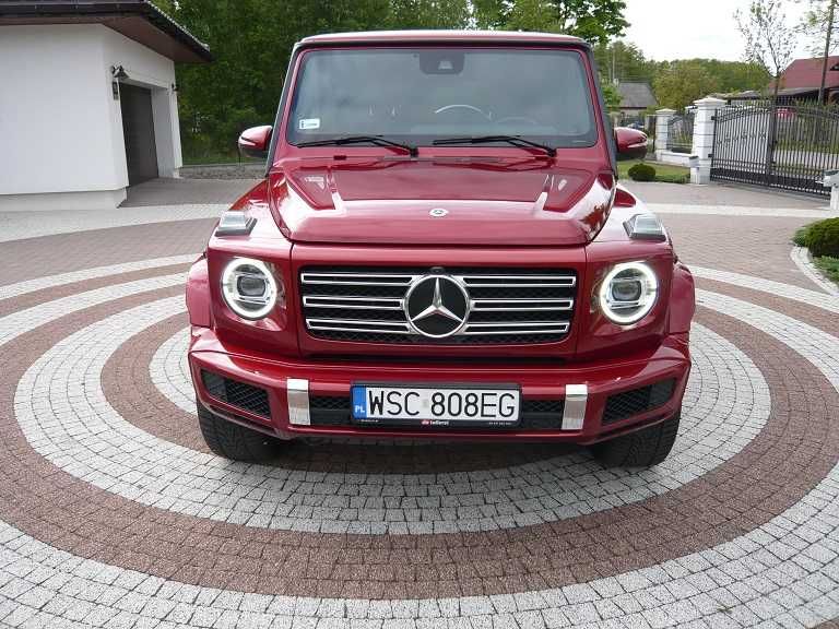 Zadbany G 500 V8 AMG I Właściciel Salon Polska Serwis ASO kolor bordo