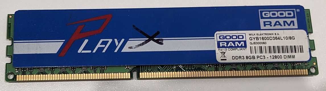 Оперативна пам'ять Goodram Play Blue DDR3 1600 8GB (GYB1600D364L10/8G)