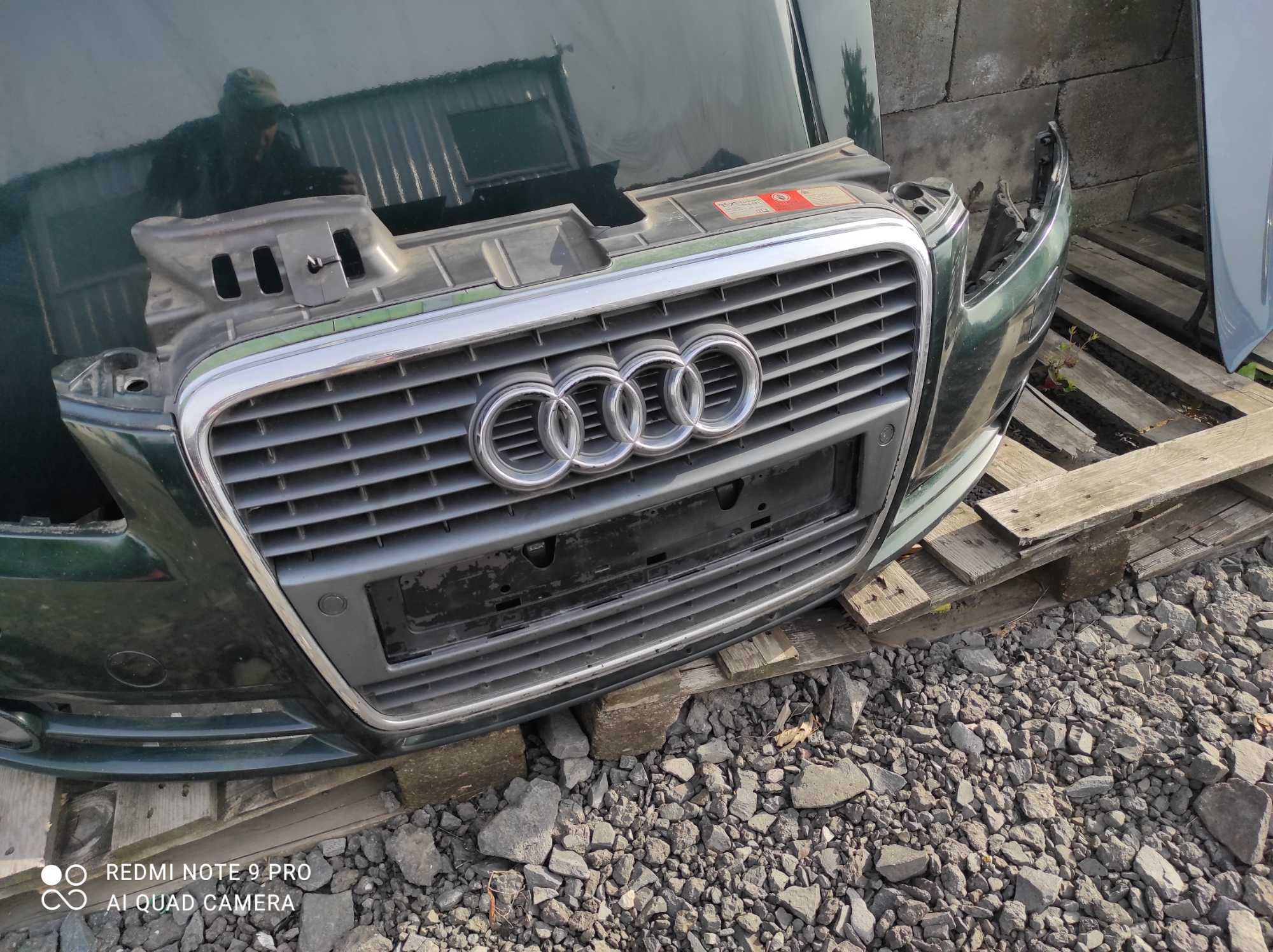 Audi a4 b7 LZ6E maska zderzak Xenon PDC lampy wzmocnienie drzwi