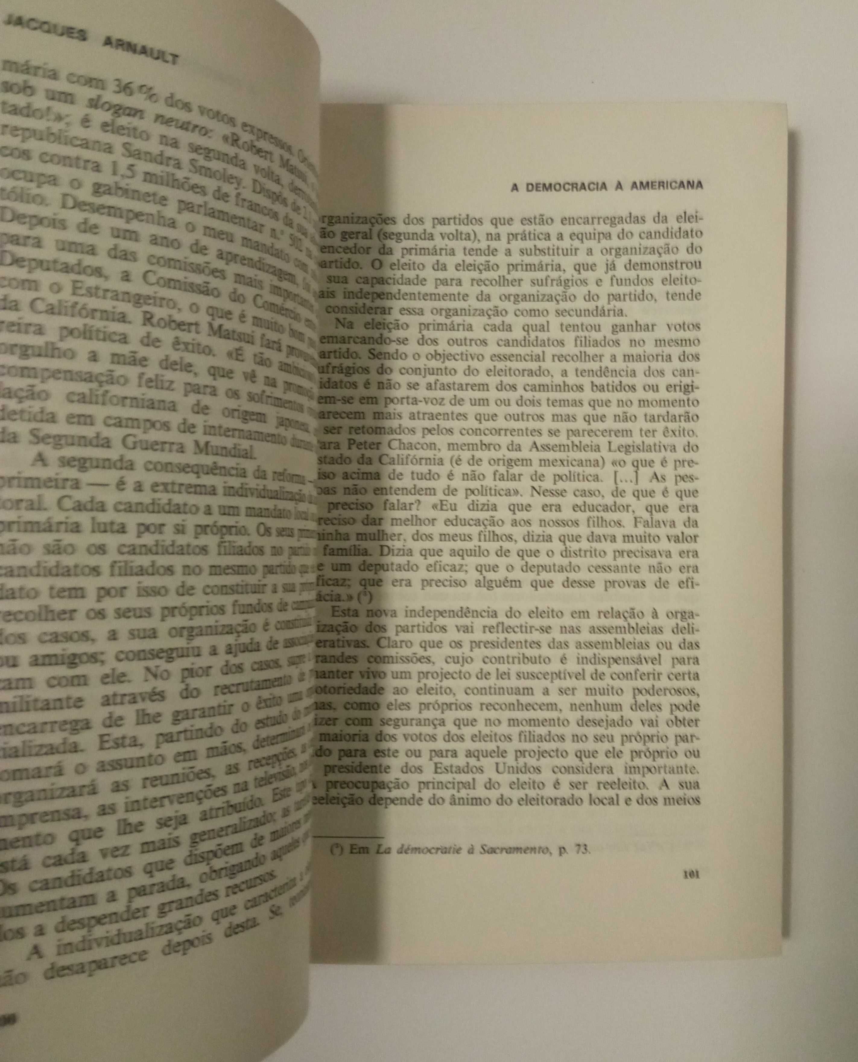 A democracia à Americana, de Jacques Arnault