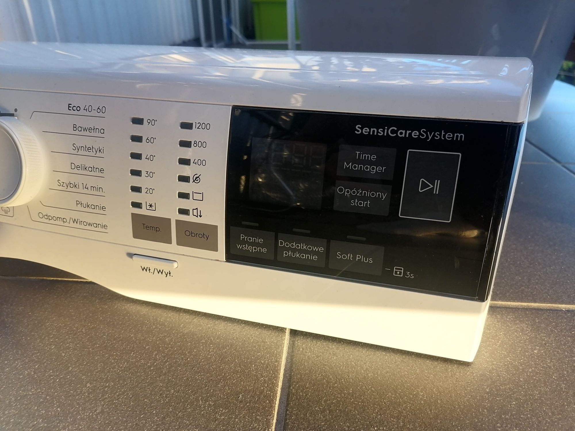 Panel szuflada pralki Electrolux perfectcare 600 EW6SN426WP