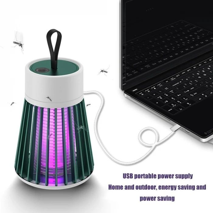 Лампа відлякувача комах від USB Electric Shock Mosquito Lamp з електри