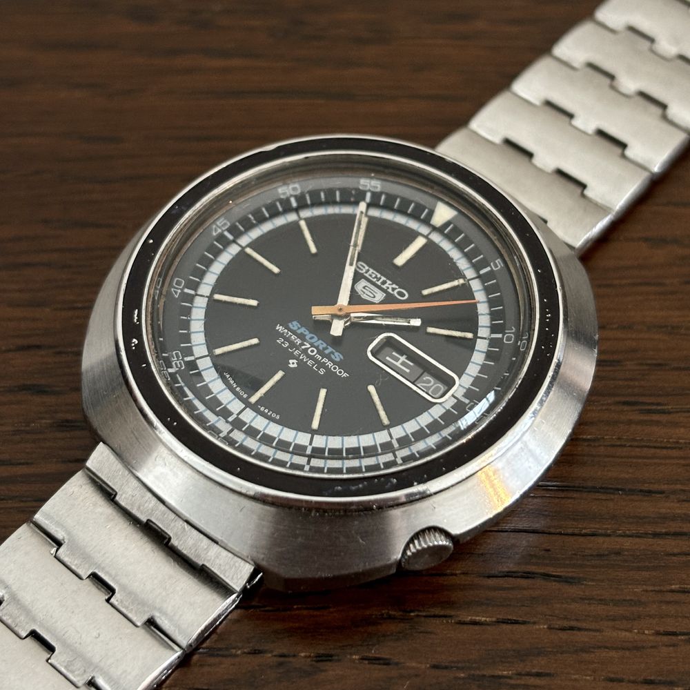 Relogio vintage SEIKO 5 Sports “UFO” cal. 6106 | Diver JDM