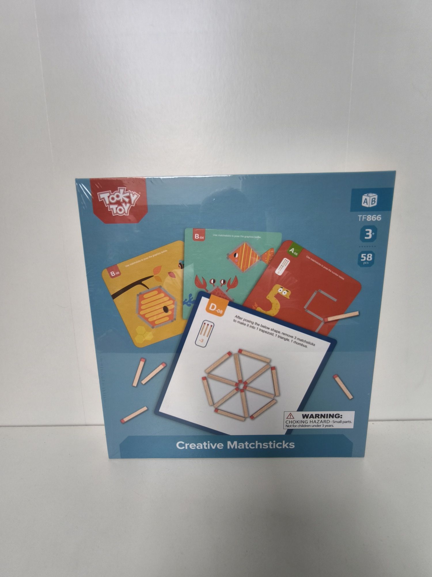 TOOKY TOY Drewniana Układanka Montessori Gra Logiczna
