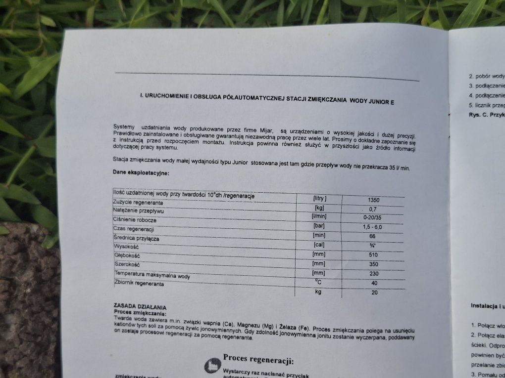 Zmiękczacz do wody półautomatyczny J-8