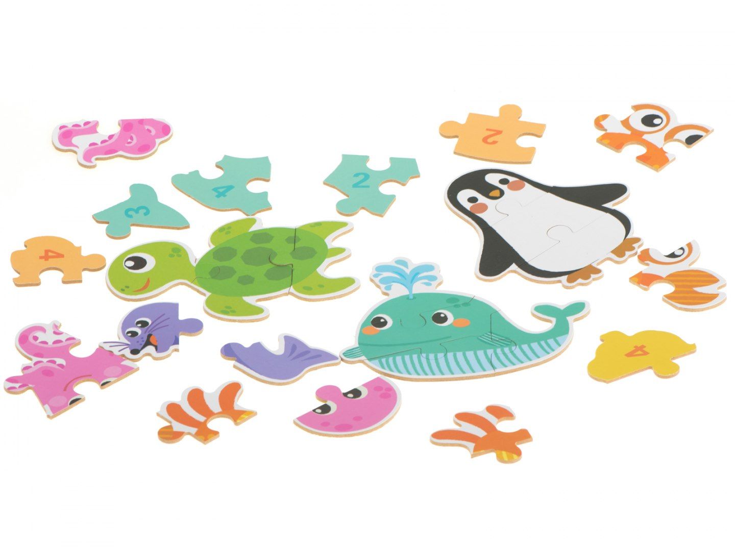 Puzzle w puszce zwierzątka morskie 25 puzzle