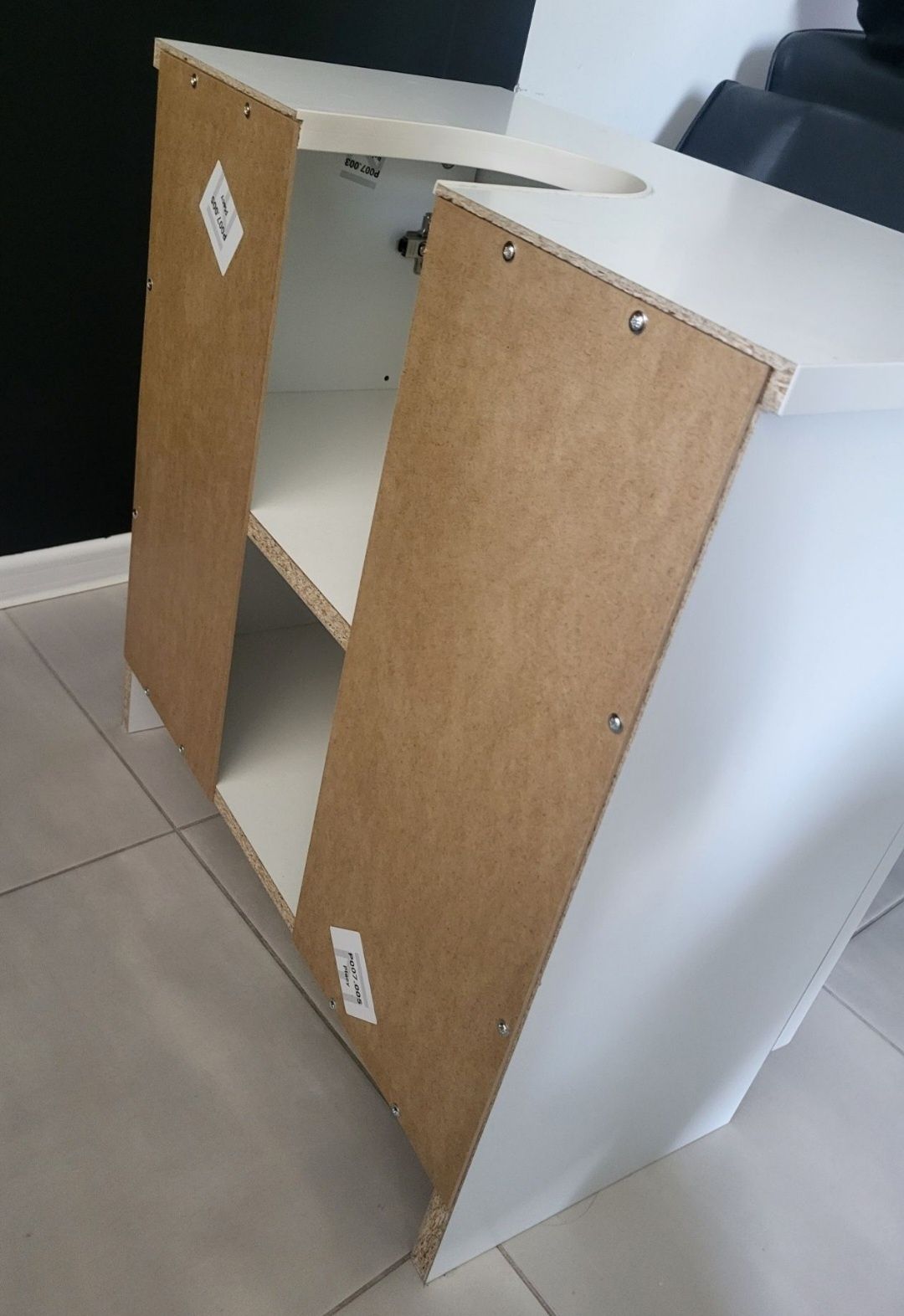 Szafka pod umywalke biala matowa 60 cm nowa