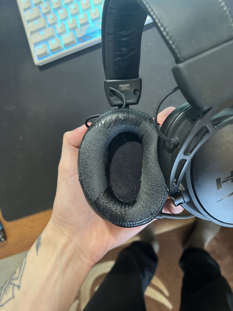 Ігрова гарнітура HyperX cloud alpha black