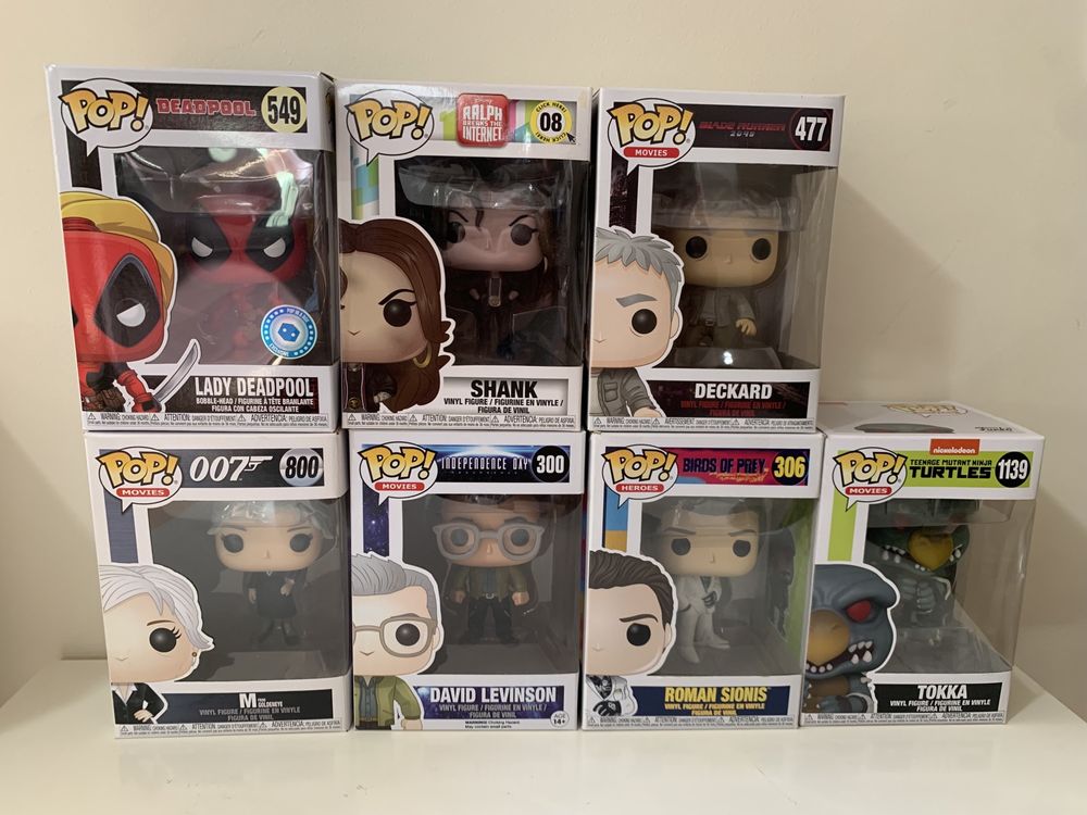 Funko Pop Figure Variados Fimes Series e Jogos