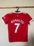 MANCHESTER UNITED FC - nr 7 RONALDO 2021 - 2022 - dziecięcy - UNIKAT
