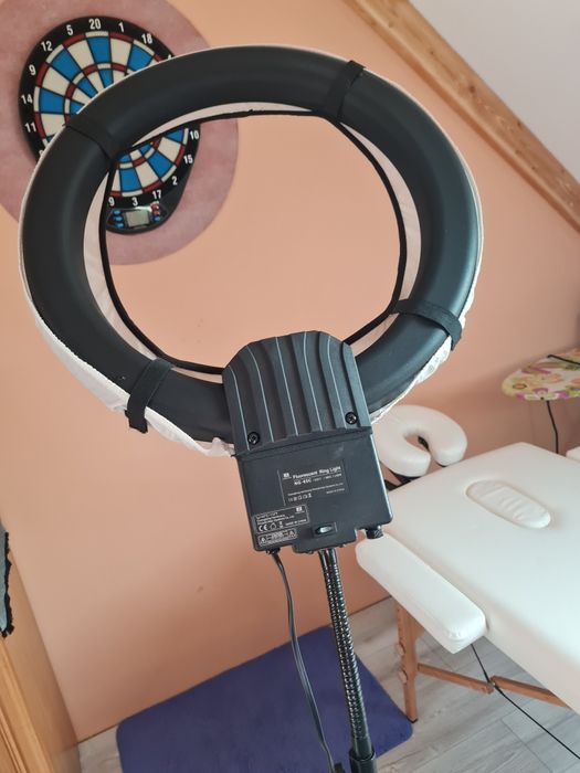 Lampa pierścieniowa 65W RING do makijażu ze statywem
