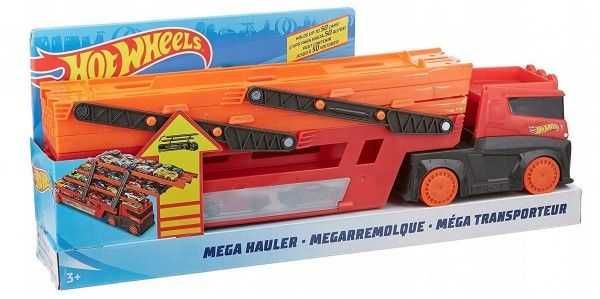 Hot Wheels Resoraki GHR48 MEGA Transporter Laweta na 50 Aut nowa