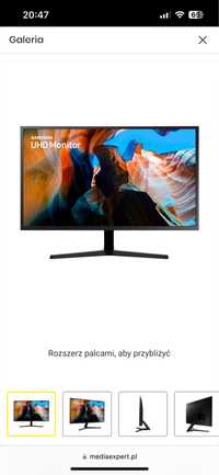 Monitor Samsung UJ59 32”