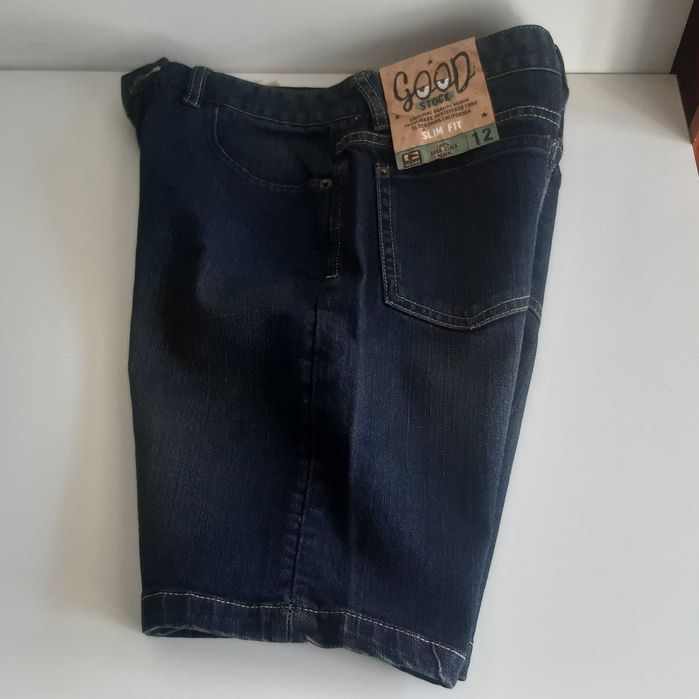 Calções Ganga Criança Rapaz Shorts Novos Globe Goodstock Slim Fit 12