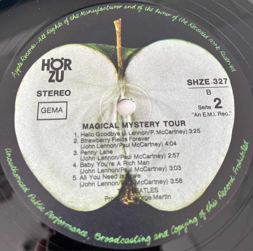 The Beatles - Magical Mystery Tour (Vinyl, 1971, Germany, Reissue, NM)