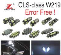 KIT COMPLETO DE 27 LÂMPADAS LED INTERIOR PARA MERCEDES CLS W219 C219 CLS280 CLS300 CLS350 CLS550 CL