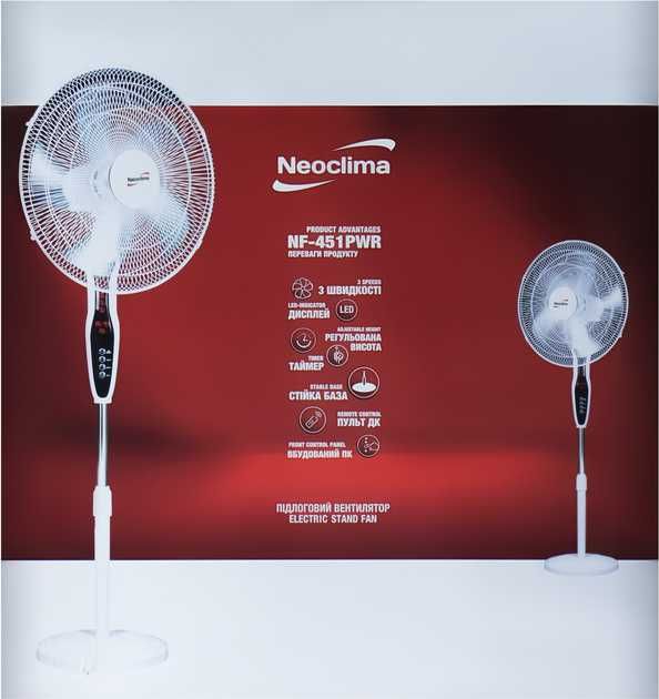 Вентилятор Neoclima NF-451PWR