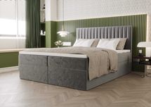 Łóżko Łoże Sypialniane Kontynentalne Panele Dream 160x200 Topper