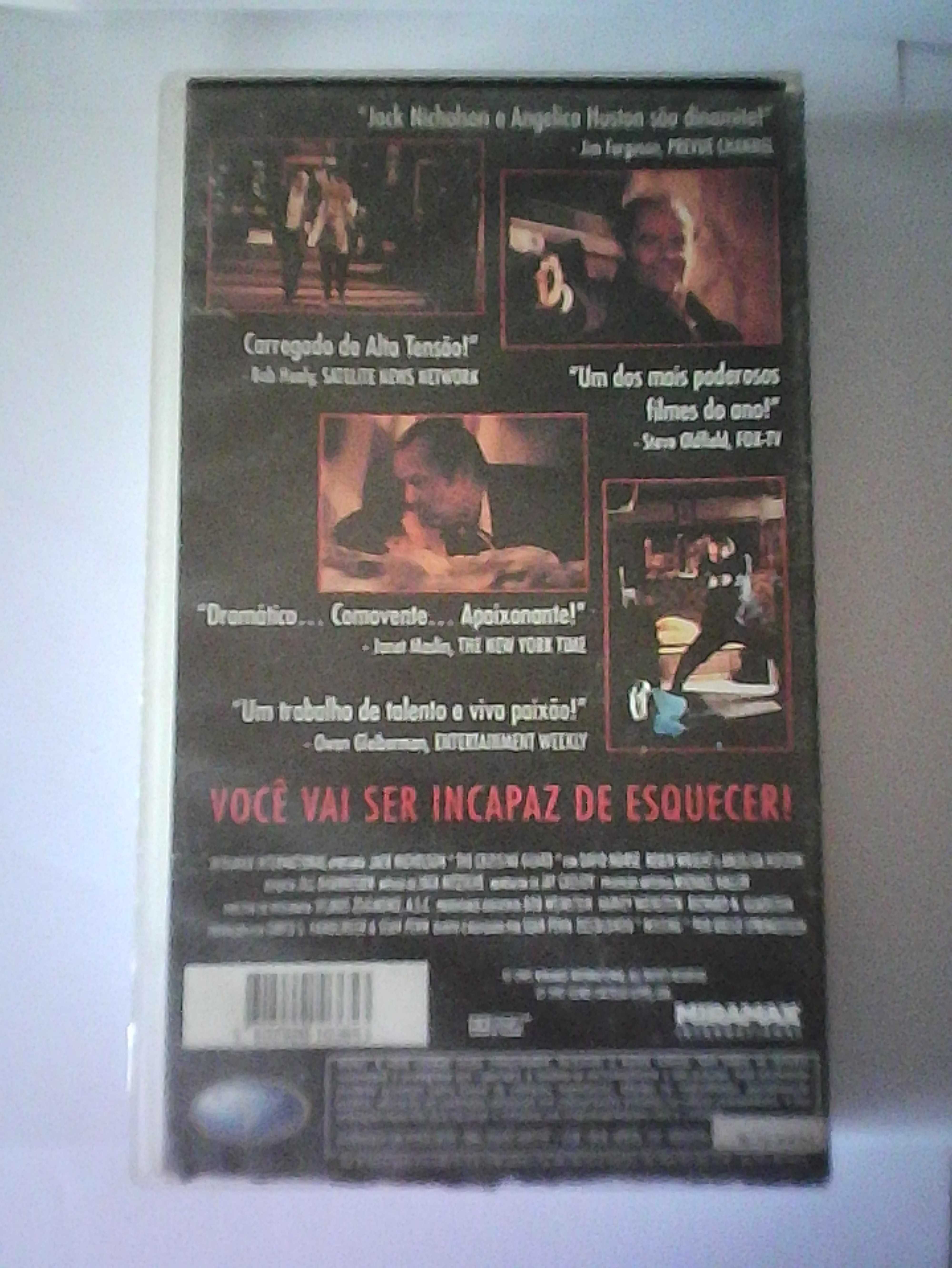vhs , originais Acerto final, com Jack Nicholson