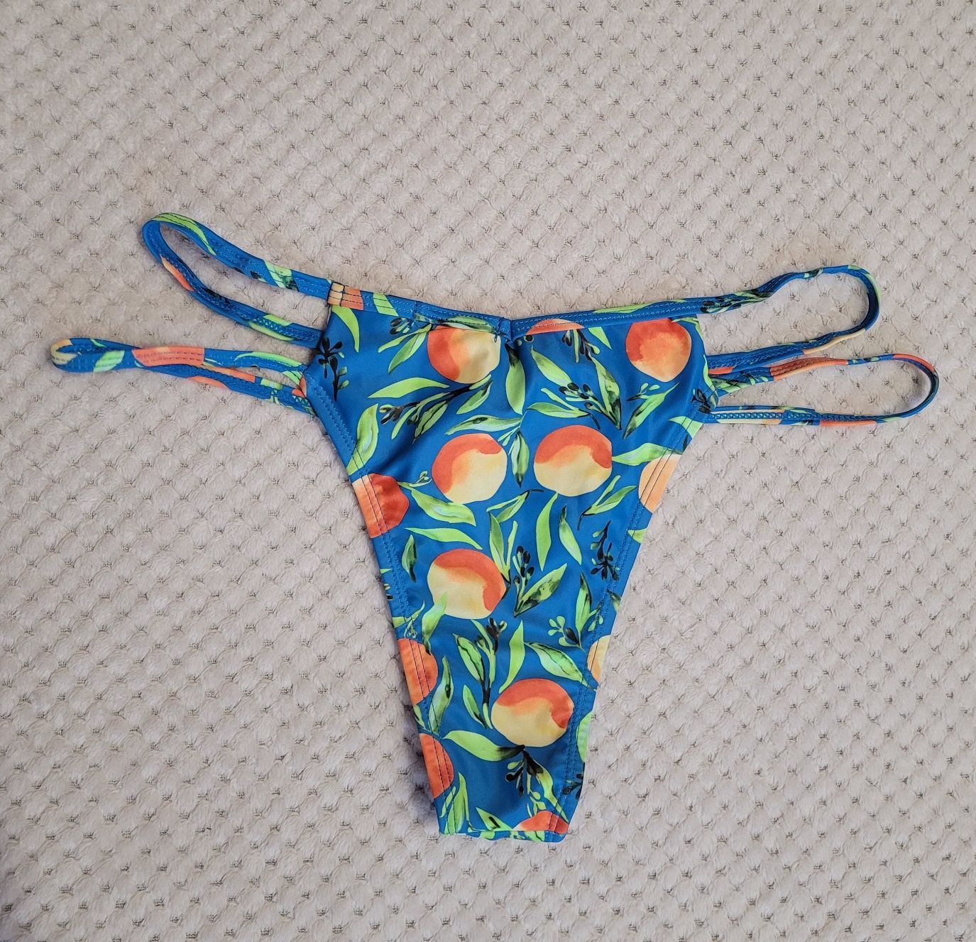 Nasty Gal Nowy dół majtki od bikini stroju kąpielowego owocowy print