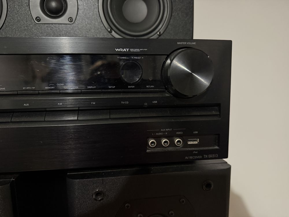 Amplituner Onkyo głośniki Maudio