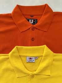Dwie nowe meskie koszulki polo XXL pomaranczowa zolta mezczyzna