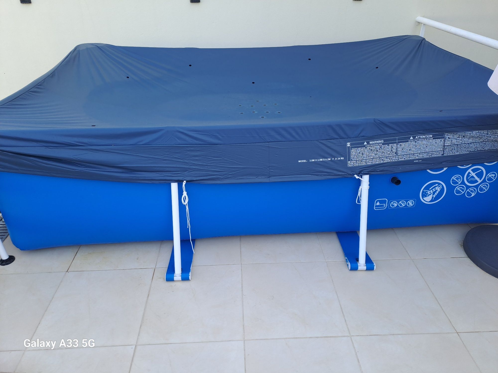 Piscina  de borracha