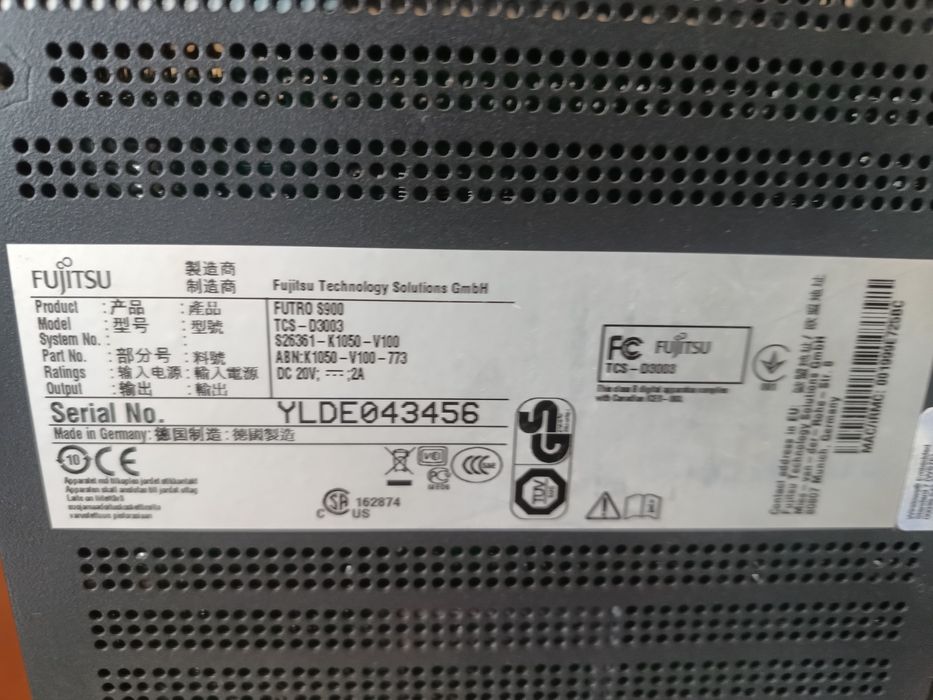 Fujitsu futra s900 микро пк