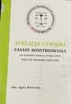 Apelacja cywilna zasady konstruowania AD Exemplum Rewerska