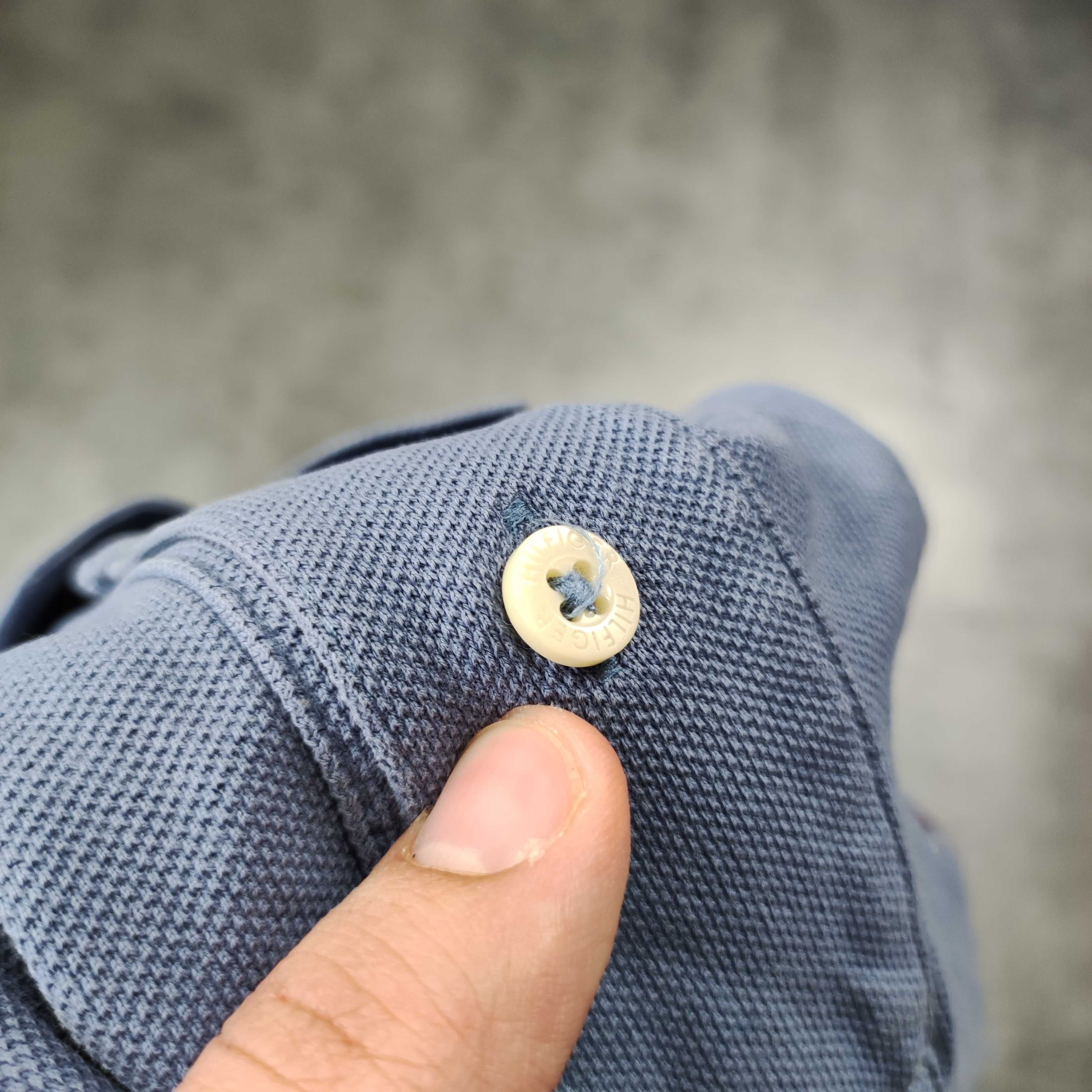 MĘSKA Koszulka POLO Elegancka Błękitna PREMIUM Bawełna Tommy Hilfiger