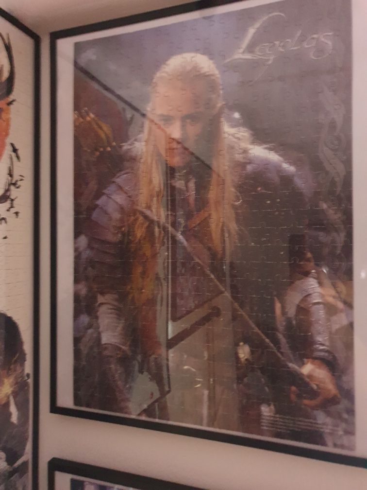 Puzzle dwustronne ravensburg legolas/aragorn władca pierścieni