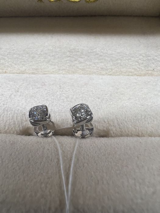 Гвоздики с бриллиантами#Пусети з діамантами# Діамантові сережки#