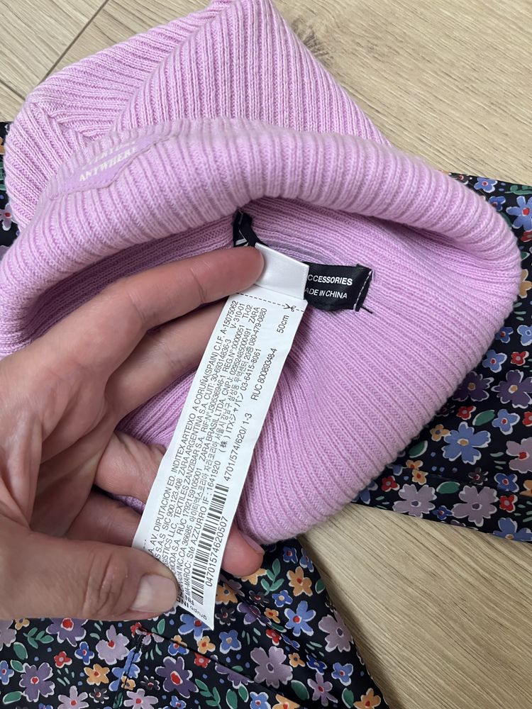 Дитяча вітрівка (куртка) hm, шапка zara