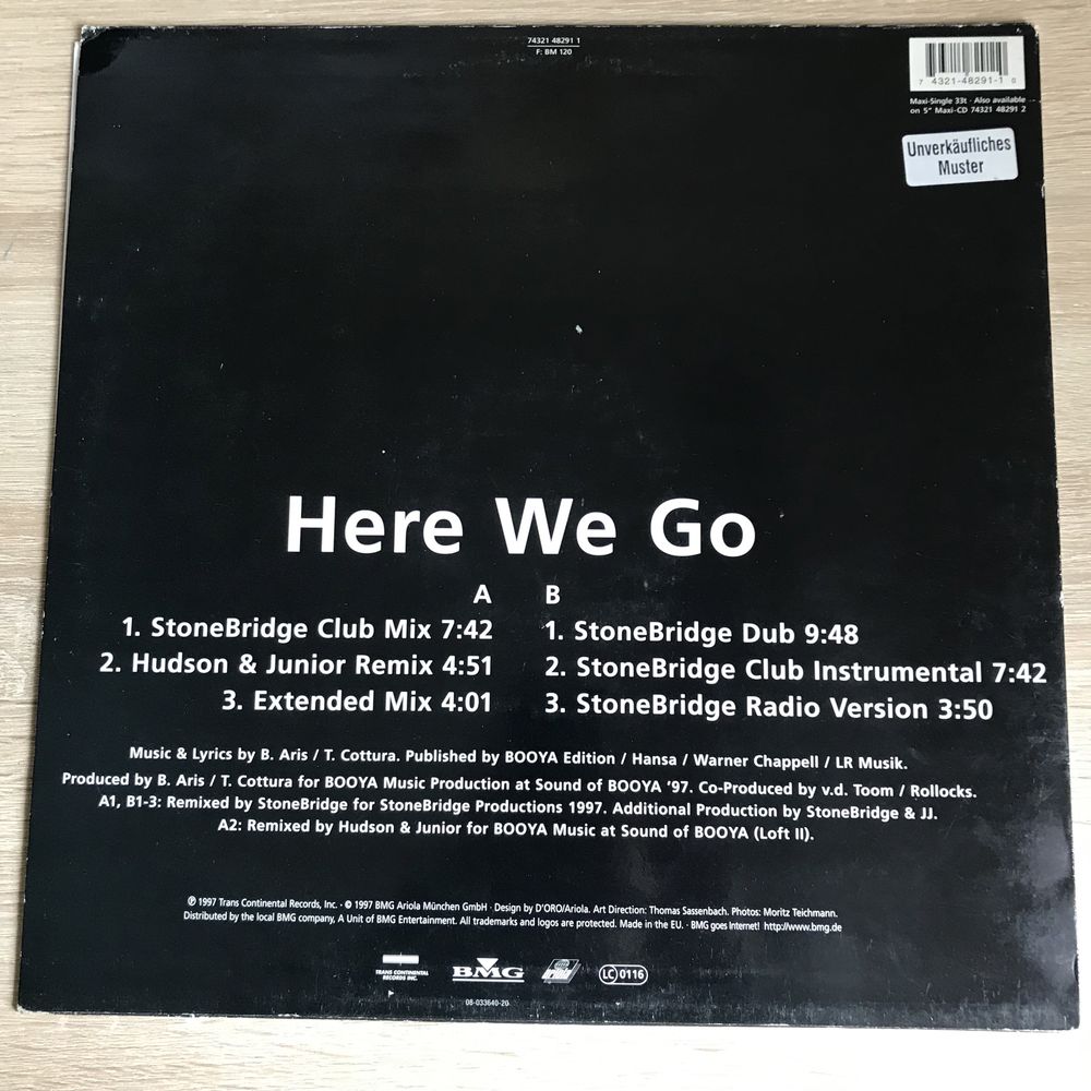 Winyl! : ,’N SYNC - Here We Go /Euro House/ very rare Maxi 12.