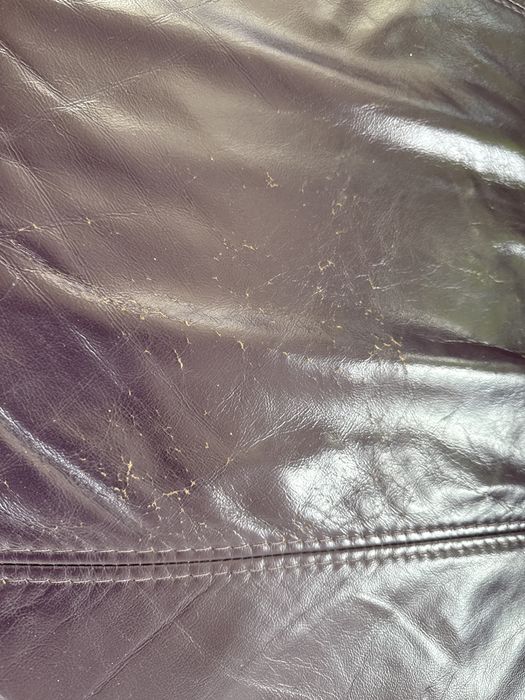 Kanapa etap sofa fioletowa skorzana