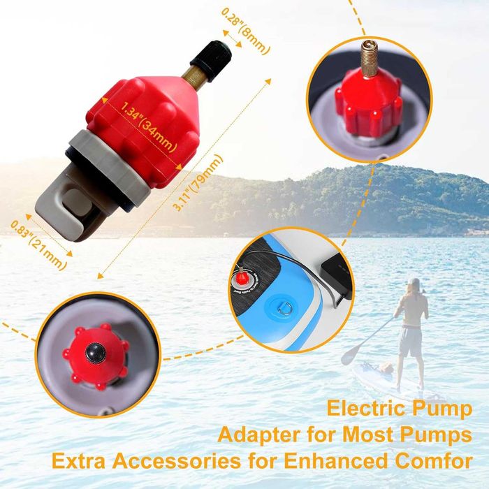 Deska SUP FREEIN nadmuchiwana z akcesoriami do wiosłowania