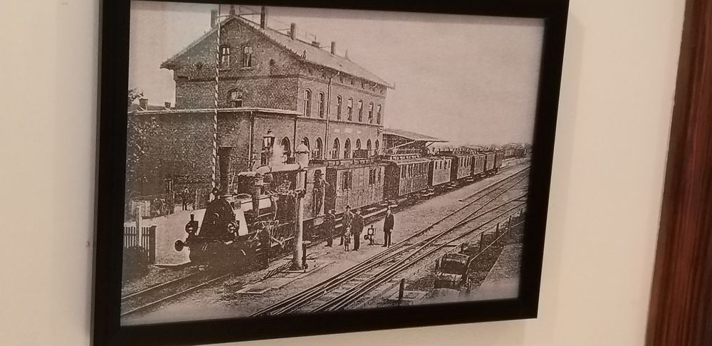 Obraz fotografia Wolsztyn Dworzec ok. 1900r