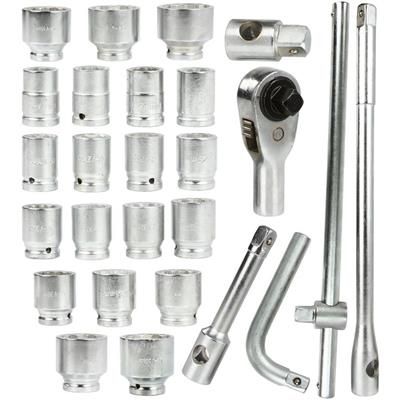 Klucze Nasadowe 3/4" 1" 21-65mm 12-kąt 26pcs