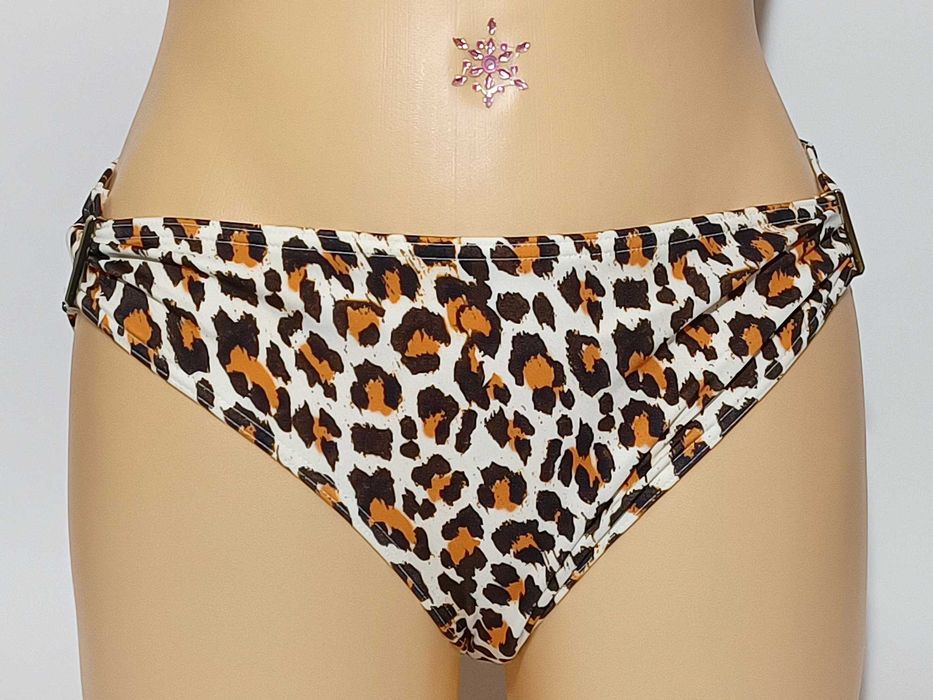 Freya Majtki kąpielowe pantera złote ozdoby po bokach M nowe