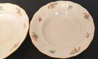 Porcelana Koeningszelt Talerze Zestaw Obiadowy 3+3 sygn 1945