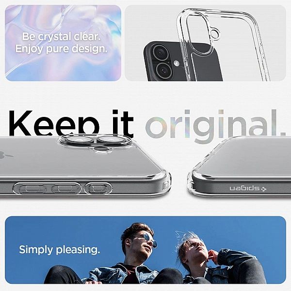 Spigen Ultra Hybrid Iphone 16 Crystal Clear