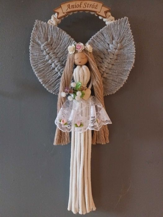 Anioł Stróż, 19 cm x 42 cm