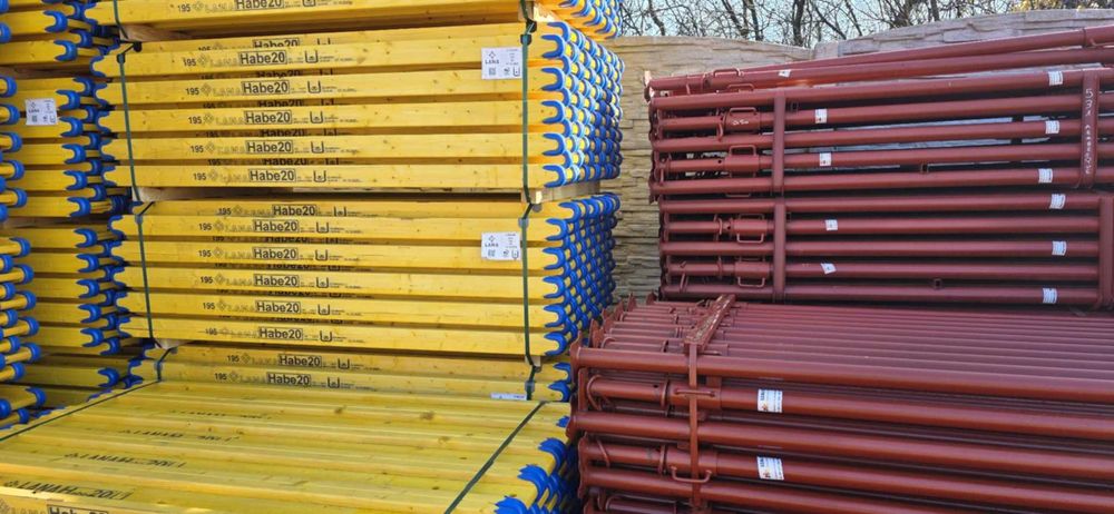 Dźwigar budowlany H20 okuty belka konstrukcyjna nośna dźwigary okute