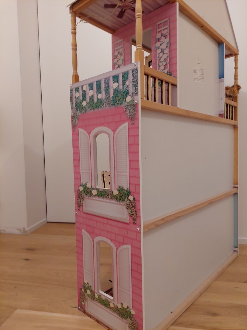 Domek duży drewniany dla lalek KidKraft Charlotte + GRATISY