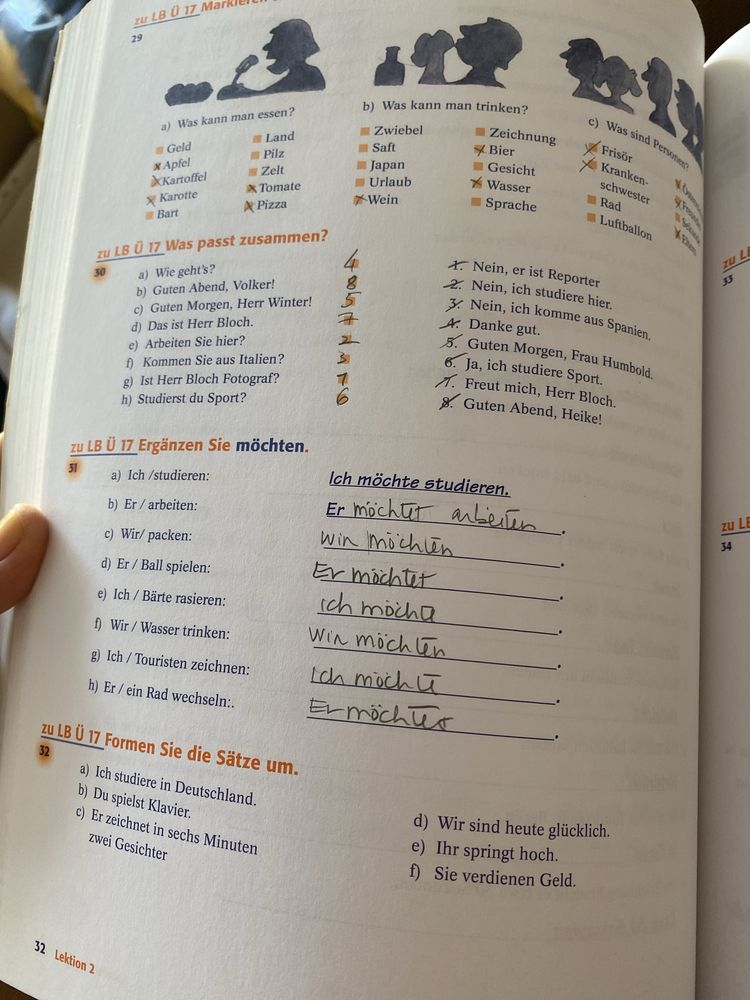 Livro de estudo de alemão Delfin