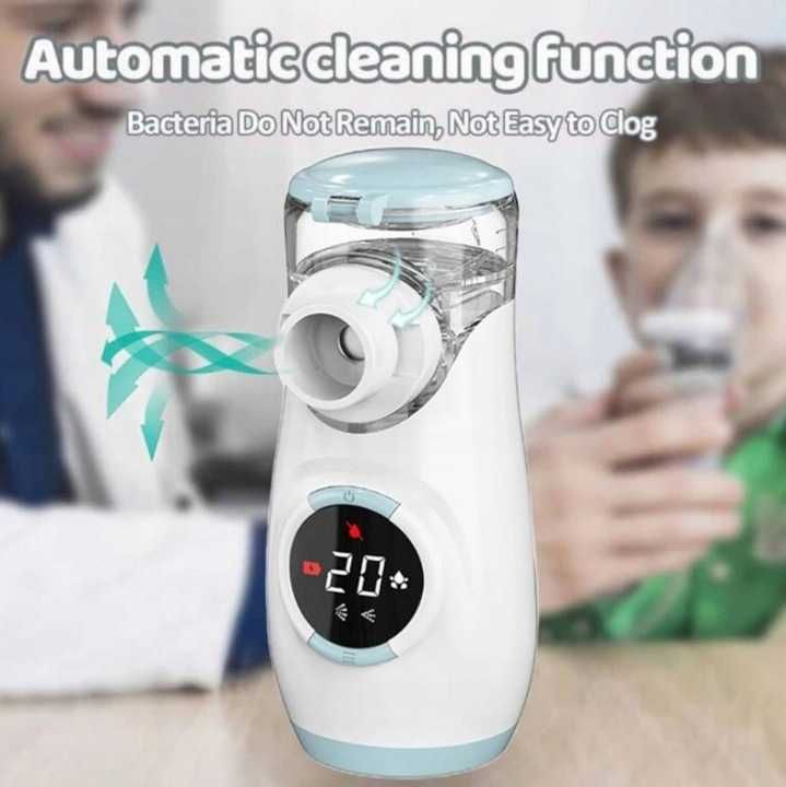 Inhalator Nebulizator Siateczkowy Cichy (35 DB)dla dzieci i dorosłych