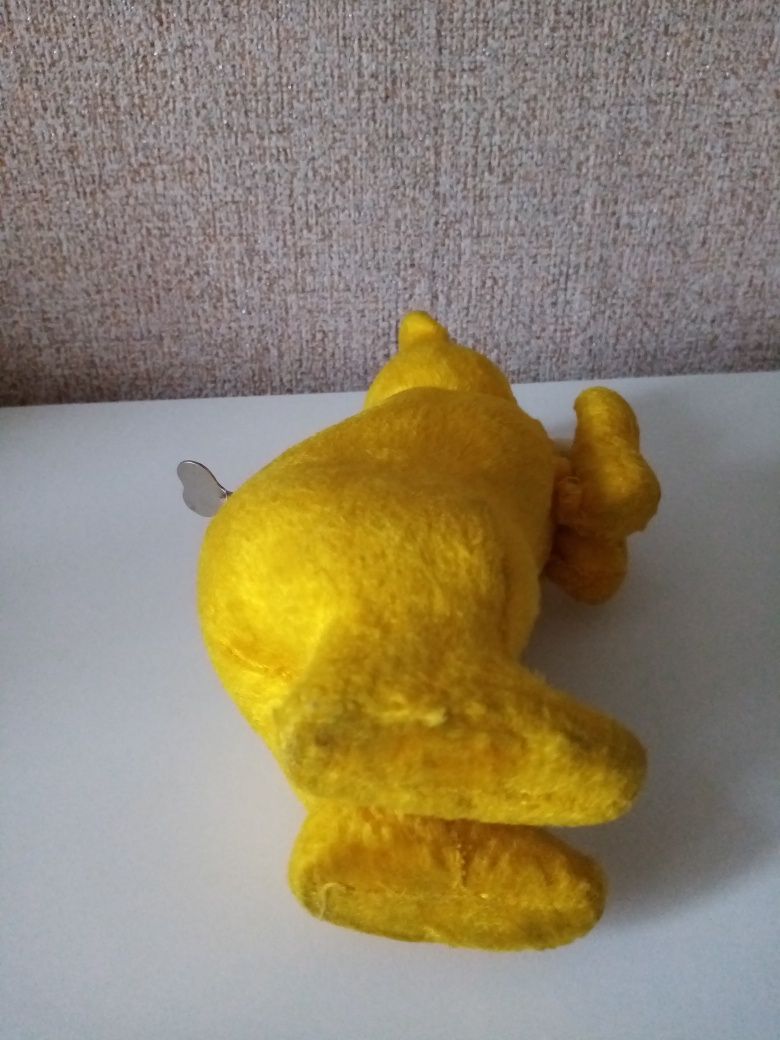 Игрушка заводная механическая "Медвежонок с бутылкой", СССР