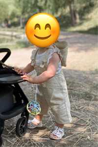 Дитячий літній комбенезон-шорти Zara 86 см (12-18міс)