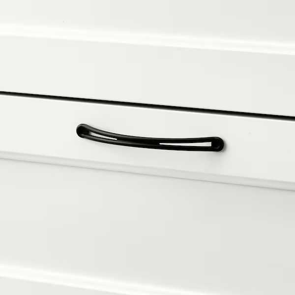 Kredens Ikea biały SONGESAND Komoda 6 szuflad biały 161x81 Nowa w kart